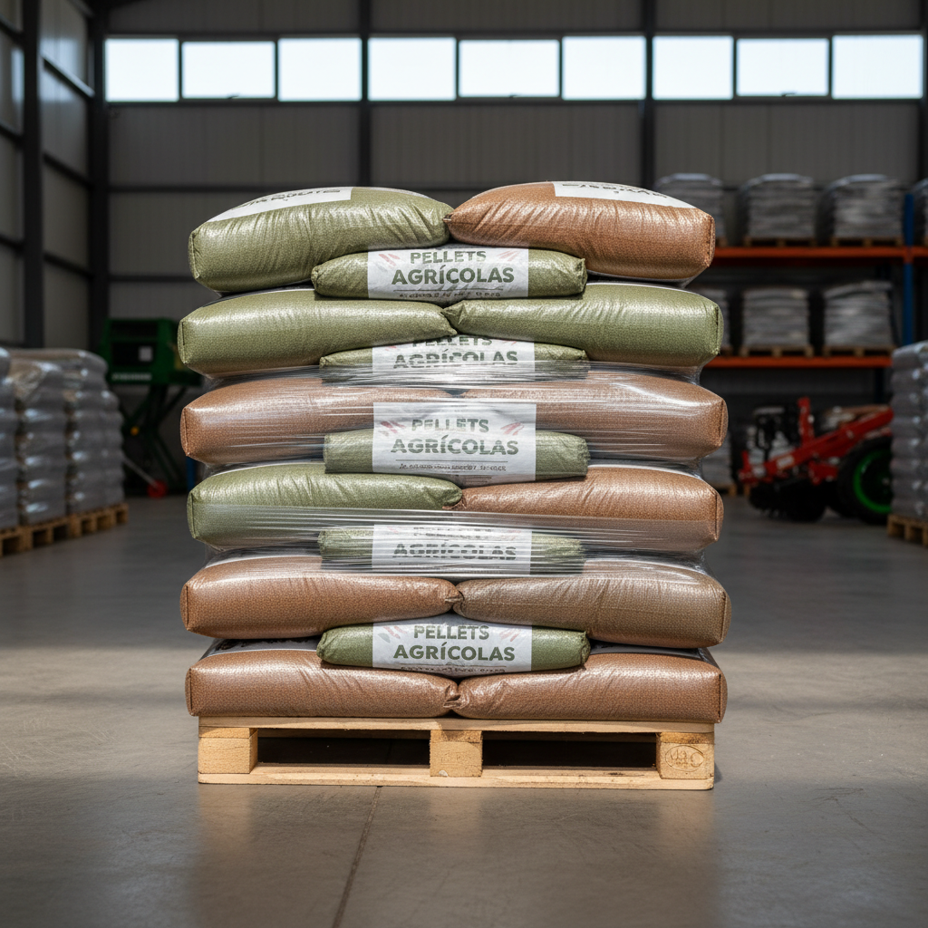 Pellets agrícolas – Palete de 70 sacos de 15 kg